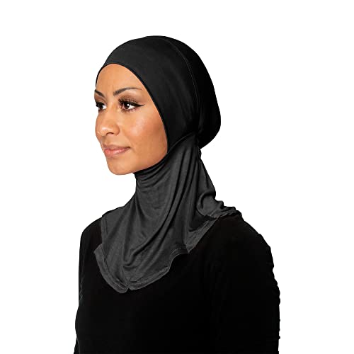 TheHijabStore.com Women's Ninja Hijab Under Scarf with Comfortable Elastic Neck Full Instant Coverage Bonnet Caps