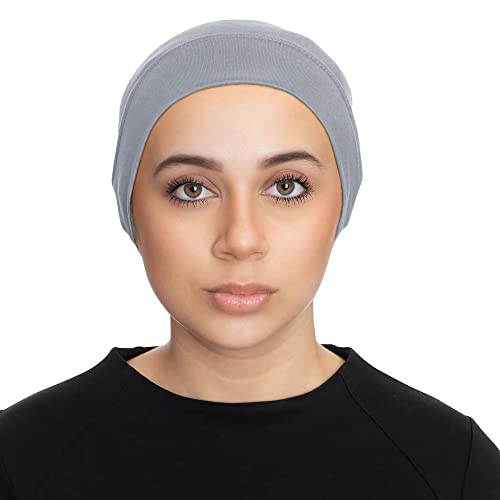 TheHijabStore.com Women's Stretch Under Scarf Convenient Bonnet Jersey Cap Head Wrap - Tube Hat Opens on 2 Ends