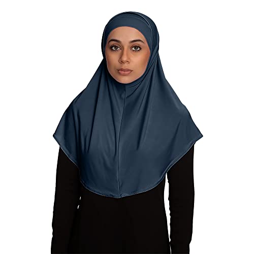 TheHijabStore.com Women's Amira Hijab 2 Piece with Tube Under Scarf Cap- Soft Polyester Princess Ready to Wear Instant Scarf