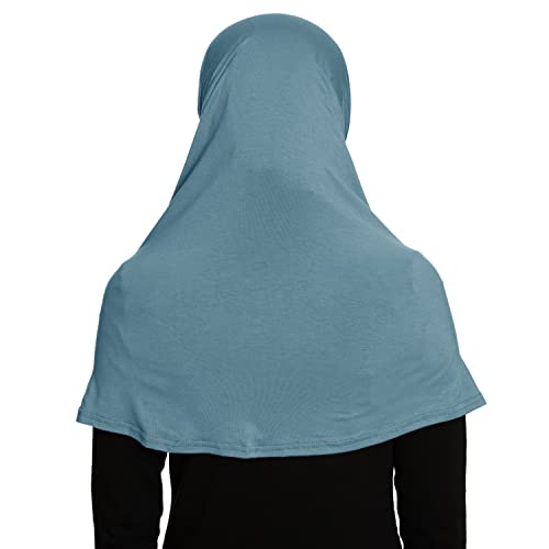 TheHijabStore.com Women's 2 Piece Amira Jersey Hijab - Soft Modal Stretch Head Scarf with Tube Under Scarf Cap
