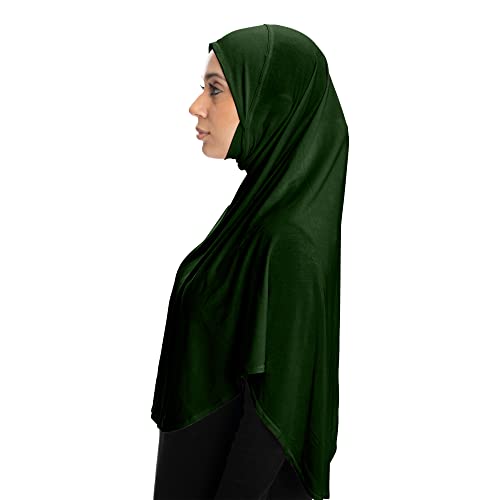 TheHijabStore.com Women's 1 Piece Amira Instant Hijab Ready to Wear Soft Head Wrap - Muslim Head Scarf Pull on Headwear