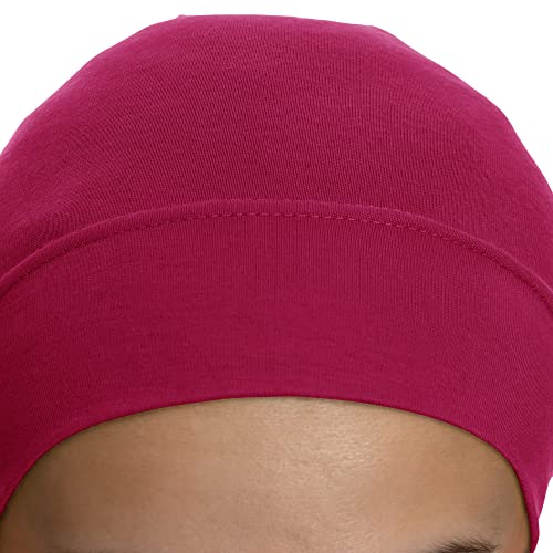 TheHijabStore.com Women's Stretch Under Scarf Convenient Bonnet Jersey Cap Head Wrap - Tube Hat Opens on 2 Ends