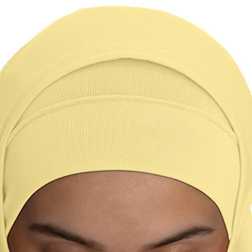 TheHijabStore.com Women's Amira Hijab 2 Piece with Tube Under Scarf Cap- Soft Polyester Princess Ready to Wear Instant Scarf