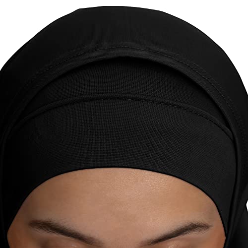 TheHijabStore.com Women's Amira Hijab 2 Piece with Tube Under Scarf Cap- Soft Polyester Princess Ready to Wear Instant Scarf