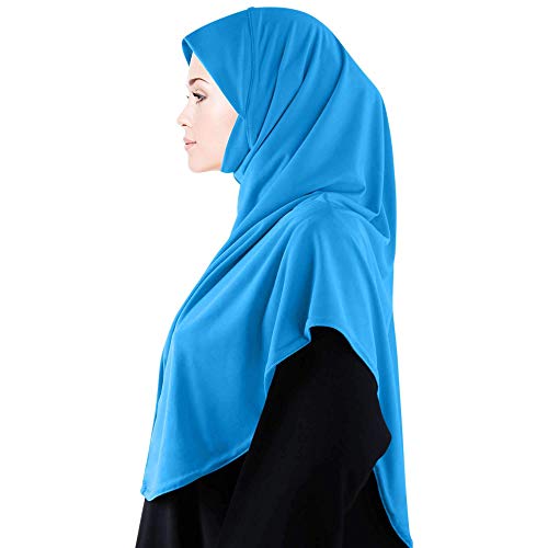 TheHijabStore.com Women's 1 Piece Amira Instant Hijab Ready to Wear Soft Head Wrap - Muslim Head Scarf Pull on Headwear