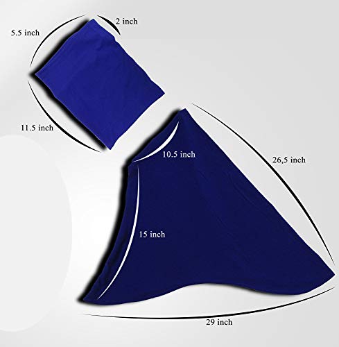 TheHijabStore.com Women's Amira Hijab 2 Piece with Tube Under Scarf Cap- Soft Polyester Princess Ready to Wear Instant Scarf