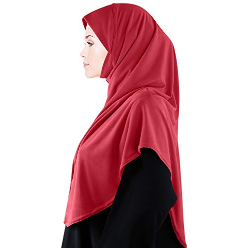 TheHijabStore.com Women's 1 Piece Amira Instant Hijab Ready to Wear Soft Head Wrap - Muslim Head Scarf Pull on Headwear