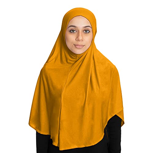 TheHijabStore.com Women's 1 Piece Amira Instant Hijab Ready to Wear Soft Head Wrap - Muslim Head Scarf Pull on Headwear