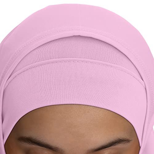 TheHijabStore.com Women's Amira Hijab 2 Piece with Tube Under Scarf Cap- Soft Polyester Princess Ready to Wear Instant Scarf