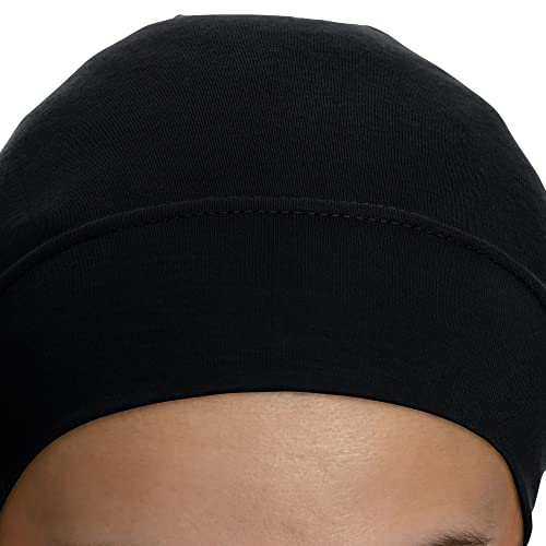 TheHijabStore.com Women's Stretch Under Scarf Convenient Bonnet Jersey Cap Head Wrap - Tube Hat Opens on 2 Ends