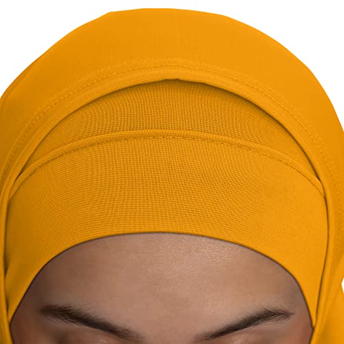 TheHijabStore.com Women's Amira Hijab 2 Piece with Tube Under Scarf Cap- Soft Polyester Princess Ready to Wear Instant Scarf