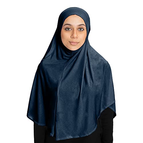 TheHijabStore.com Women's 1 Piece Amira Instant Hijab Ready to Wear Soft Head Wrap - Muslim Head Scarf Pull on Headwear