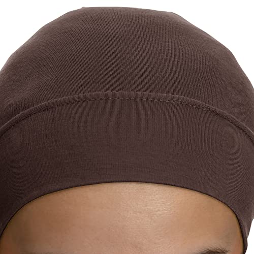 TheHijabStore.com Women's Stretch Under Scarf Convenient Bonnet Jersey Cap Head Wrap - Tube Hat Opens on 2 Ends