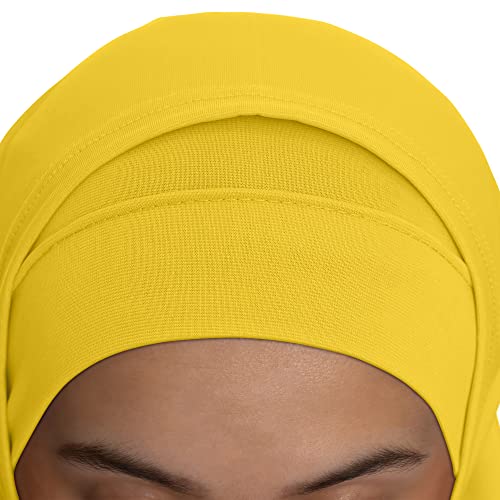 TheHijabStore.com Women's Amira Hijab 2 Piece with Tube Under Scarf Cap- Soft Polyester Princess Ready to Wear Instant Scarf