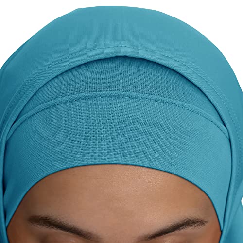 TheHijabStore.com Women's Amira Hijab 2 Piece with Tube Under Scarf Cap- Soft Polyester Princess Ready to Wear Instant Scarf