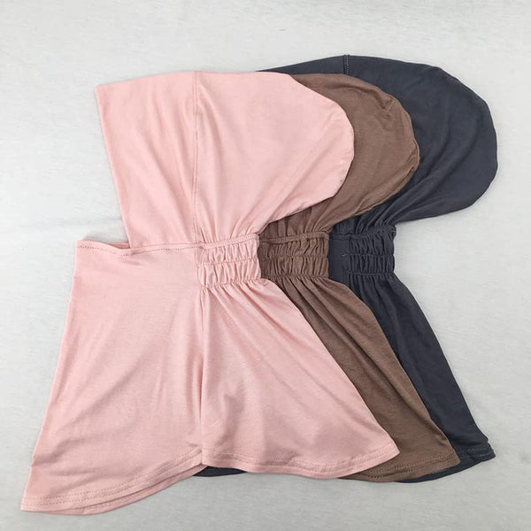 TheHijabStore.com Women's Ninja Hijab Under Scarf with Comfortable Elastic Neck Full Instant Coverage Bonnet Caps